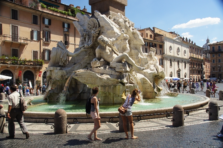 Fontana dei Fiumi Brunnen