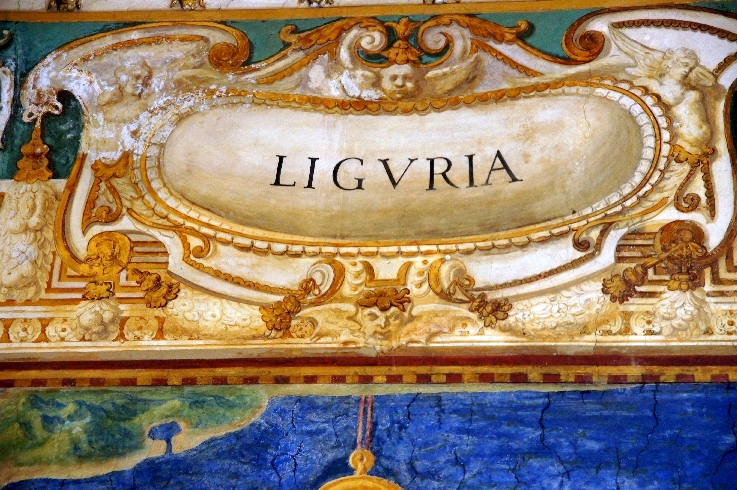 Ligurien solche Schilder waren immer über den Darstellungen angebracht.