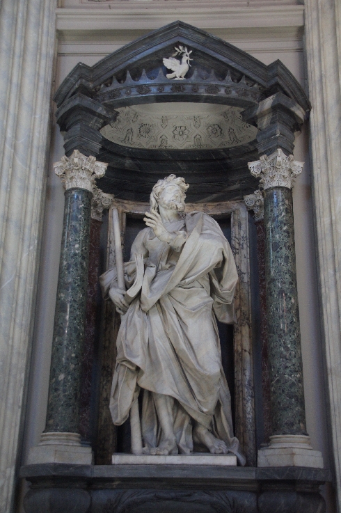 Apostel Jacobus der Jüngere Bildhauer: Angelo de' Rossi (erstellt: 1705-1711)